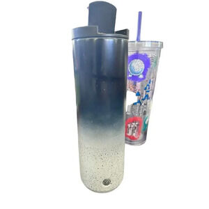 Starbucks 2021 Blue/White Ombre Speckled Vacuum Insulated Tumbler 20oz